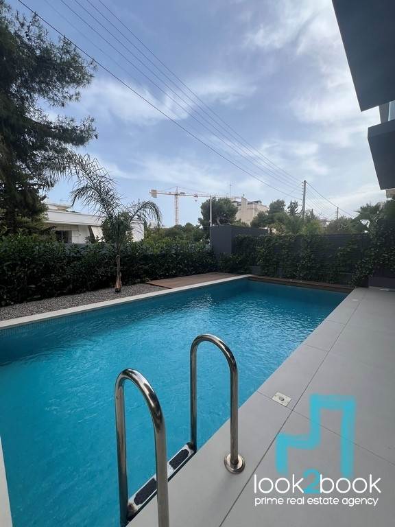 AMAZING NEWLY BUILT FURNISHED MAISONETTE WITH SWIMMING POOL AND GARDEN IN VOULA 