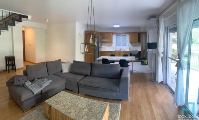 FURNISHED MODERN MAISONETTE WITH GARDEN IN GOLF AREA GLYFADA 