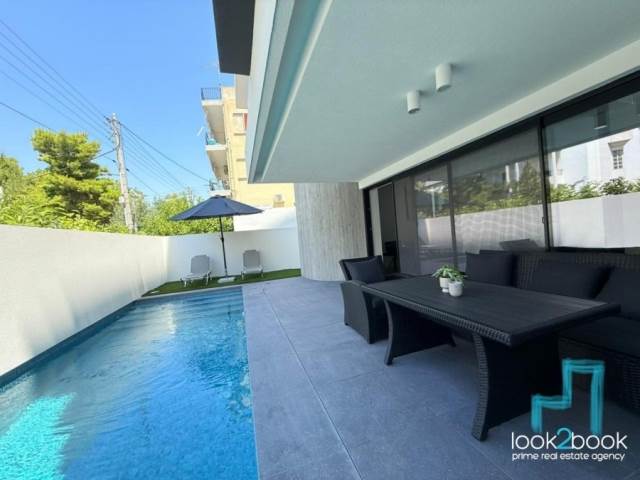 MINIMAL FURNISHED MAISONETTE WITH EXCLUSIVE USE OF POOL AND GARDEN IN KATOVOULA 