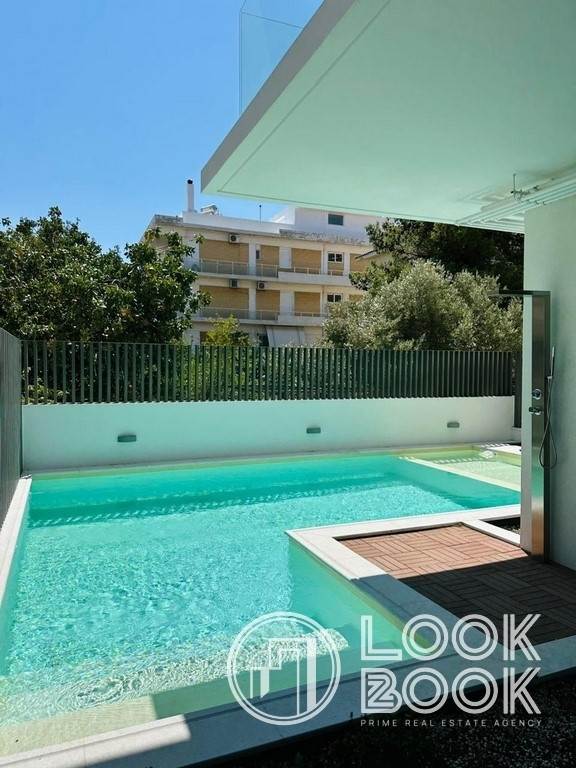 NEW CONSTRUCTION FURNISHED MAISONETTE WITH GARDEN AND POOL AT CENTRE OF GLYFADA 